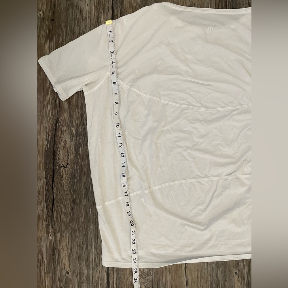 Lululemon Swiftly Tech Short Sleeve Shirt 2.0 White Athletic - Picture 5 of 5